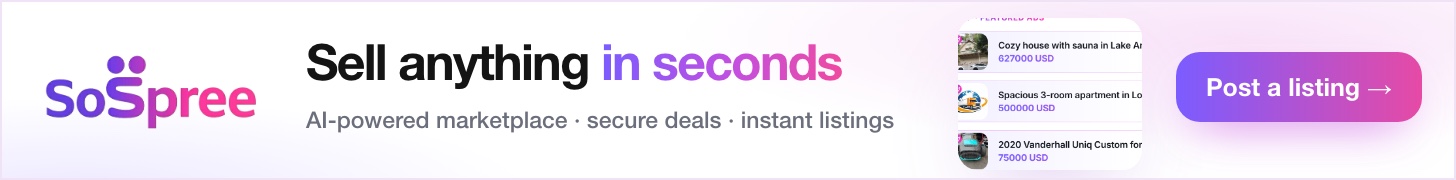 SoSpree - AI-powered marketplace