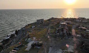 Ранковий обстріл  о. Зміїний