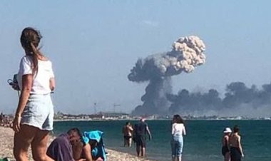 В Криму повідомили про вибухи на аеродромі біля Новофедорівки