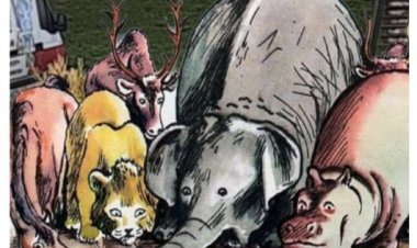 «Принесіть-но мені, звірі, ваших діточок,  я сьогодні їх на вечерю з'їм!»