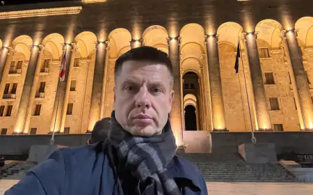Олексій Гончаренко прибув до Тбілісі на тлі загострення політичної ситуації після виборів