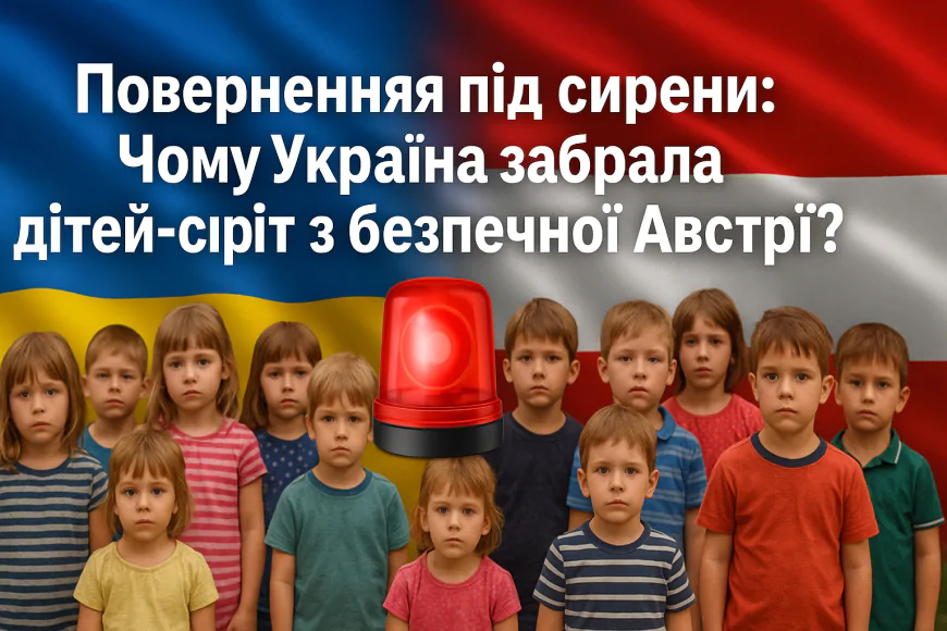 Повернення під сирени»: Чому Україна забрала дітей-сиріт з безпечної Австрії?