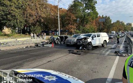 У Києві сталася смертельна ДТП за участю військового: загинув поліцейський