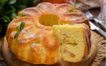 Шарлотка з яблуками на кефірі.