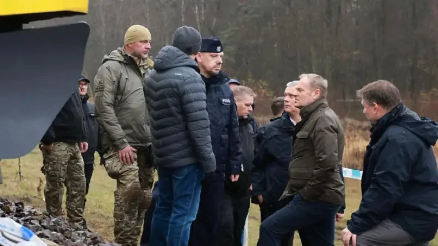 Підрив на стратегічній лінії: Туск називає вибух на колії Варшава–Люблін "безпрецедентною диверсією"