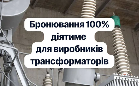 Уряд дозволив повне бронювання працівників виробників трансформаторів