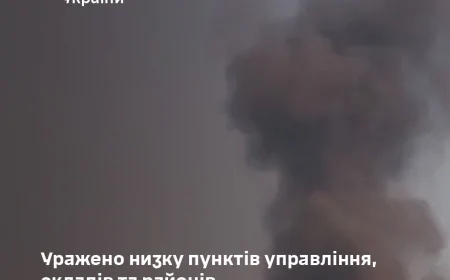 Сили оборони завдали серії ударів по критичних об’єктах ворога на півдні та сході України