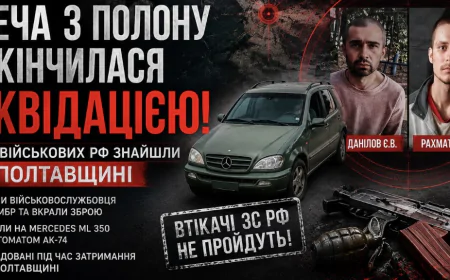 Втеча з полону закінчилася ліквідацією: двох військових РФ знайшли на Полтавщині