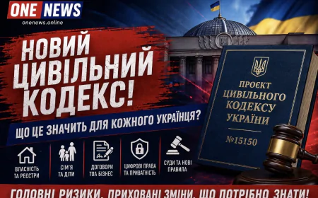НОВИЙ ЦИВІЛЬНИЙ КОДЕКС: ЩО ЗМІНЯТЬ ДЛЯ КОЖНОГО УКРАЇНЦЯ