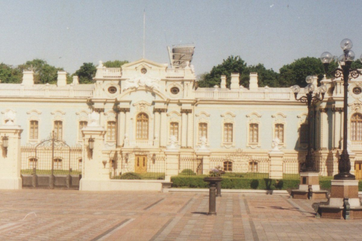 The Mariinskyi Palace in Kyiv, used for official state ceremonies.