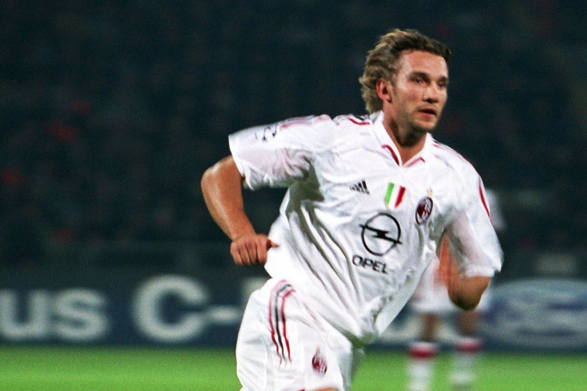 Andriy Shevchenko in action during his years as a professional footballer.